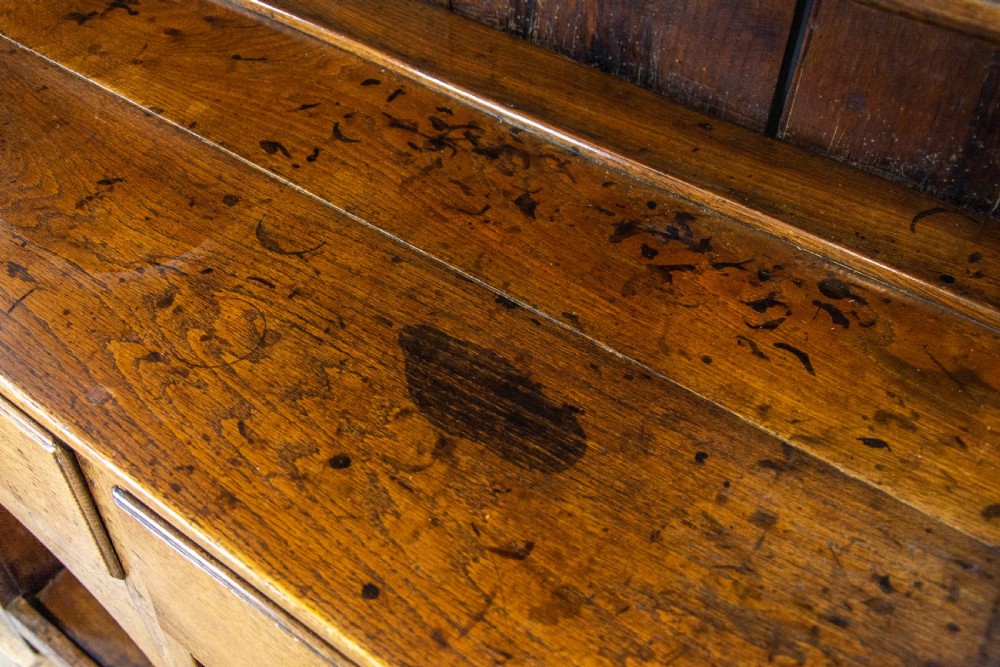 Antique Welsh Oak Two Stage Dresser View V