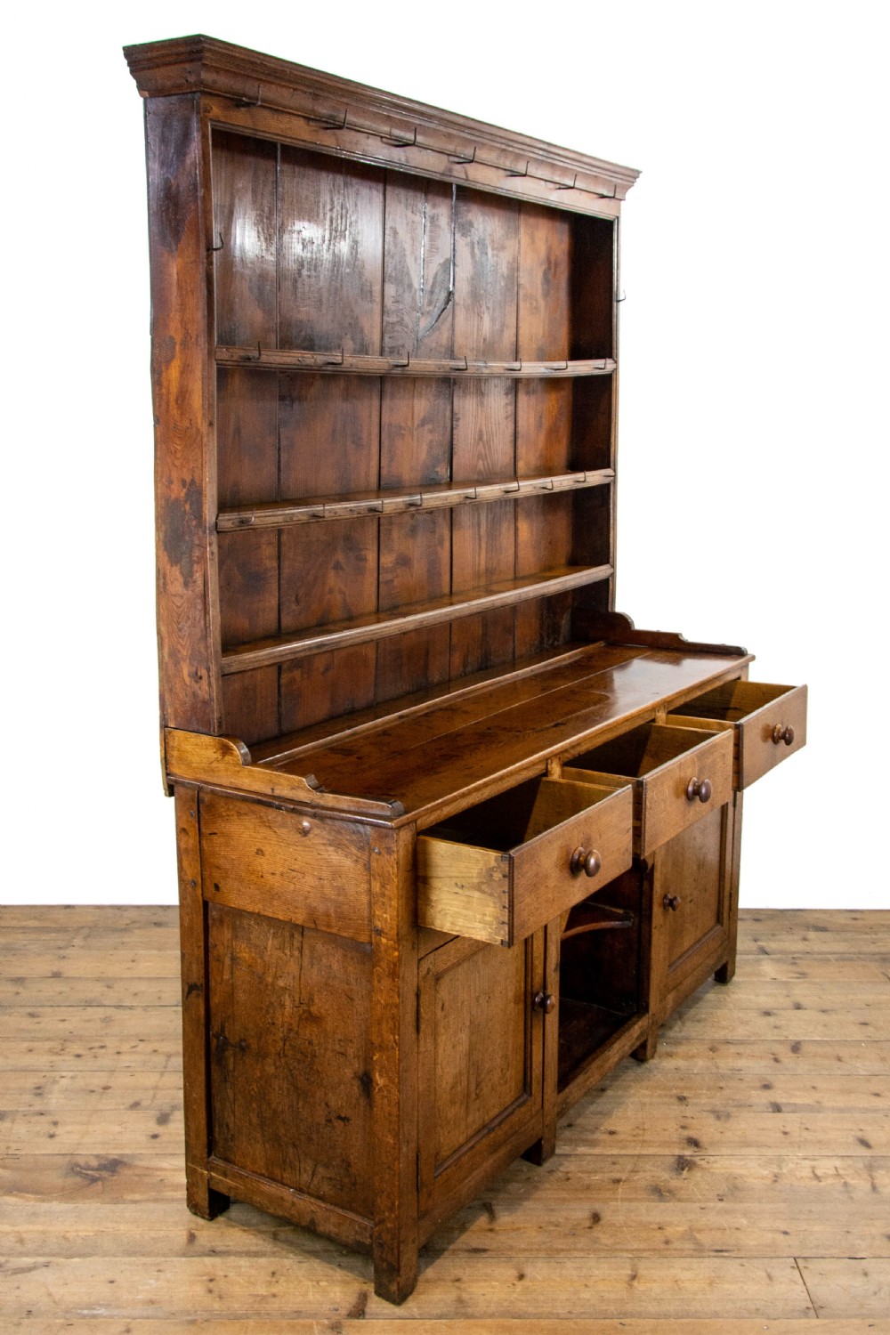 Antique Welsh Oak Two Stage Dresser View VII