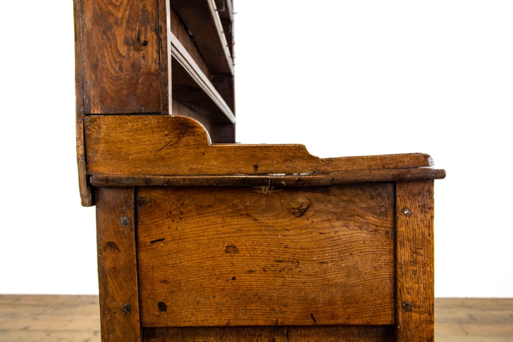 Antique Welsh Oak Two Stage Dresser View X