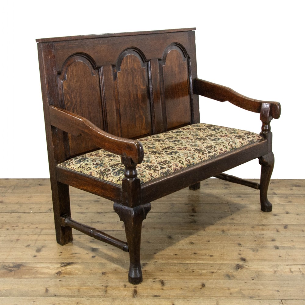 18th Century Antique Oak Settle