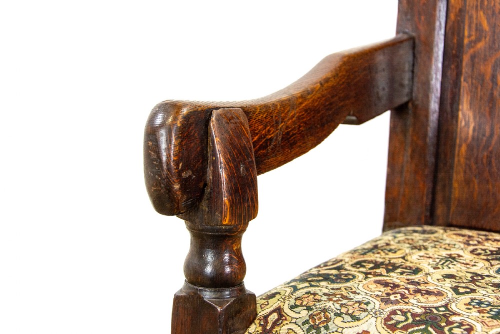 18th Century Antique Oak Settle View VIII