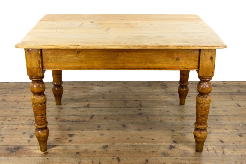 Antique Pine Farmhouse Kitchen Table View VI