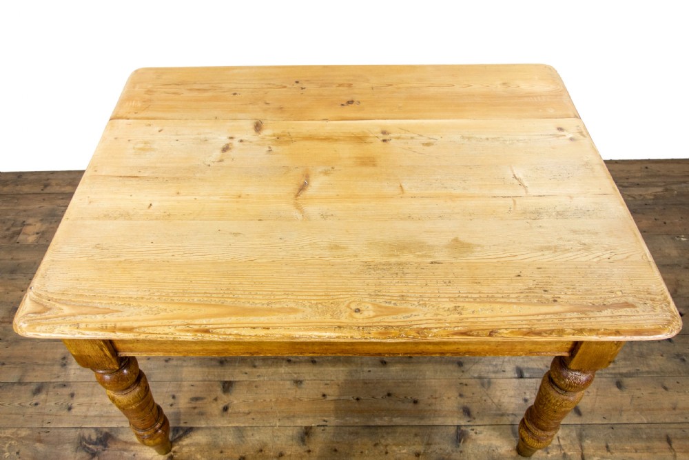 Antique Pine Farmhouse Kitchen Table View VII