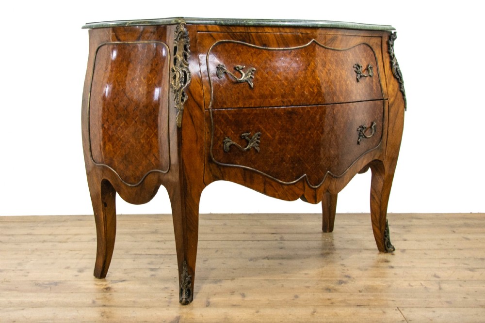 Louis XV Style Kingswood Bombe Commode Chest View II