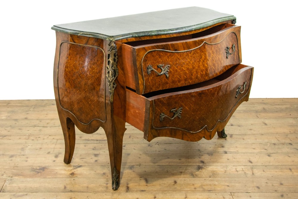 Louis XV Style Kingswood Bombe Commode Chest View IV