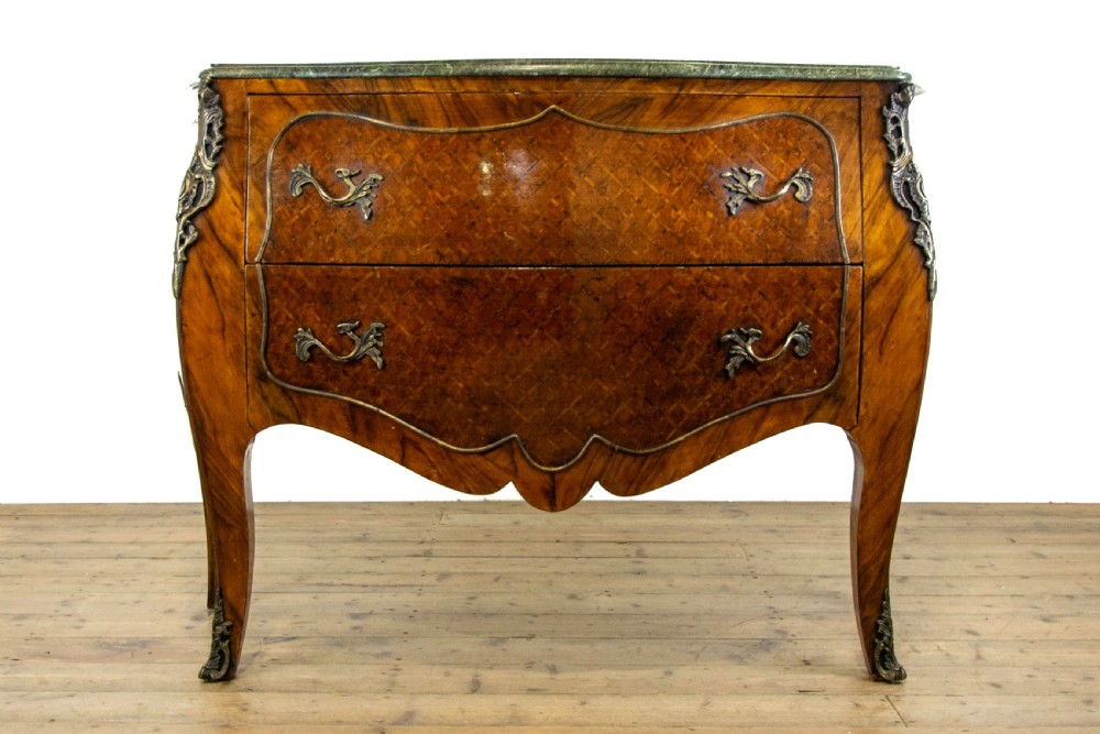 Louis XV Style Kingswood Bombe Commode Chest View V