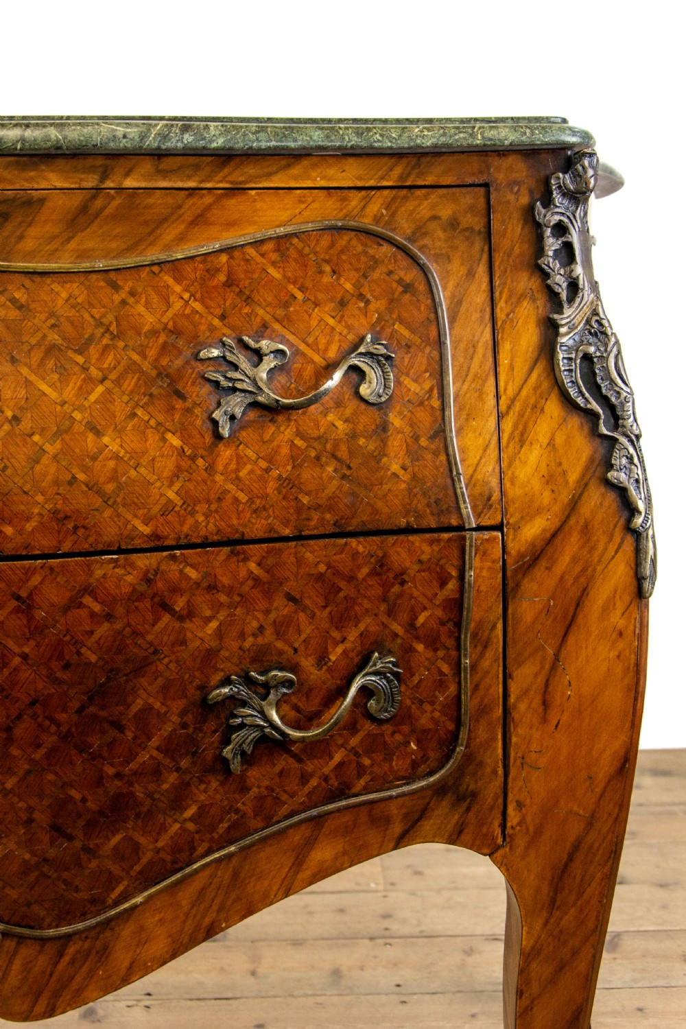 Louis XV Style Kingswood Bombe Commode Chest View VI