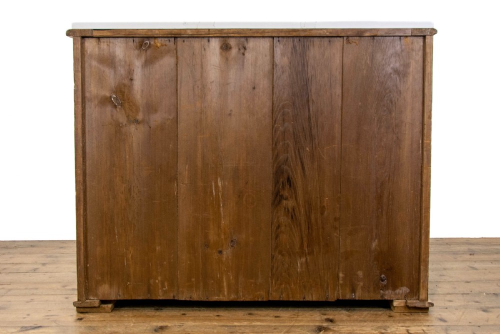 Victorian Pine Chest of Drawers with Marble Top View VIII