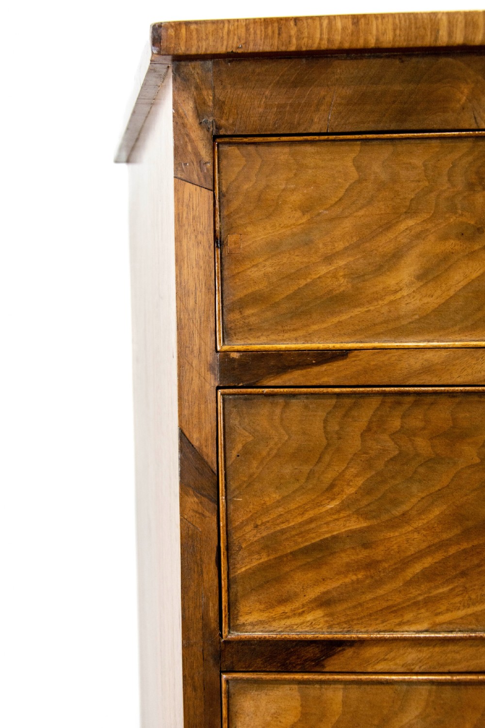 Antique Bow Front Mahogany Chest of Drawers View VI