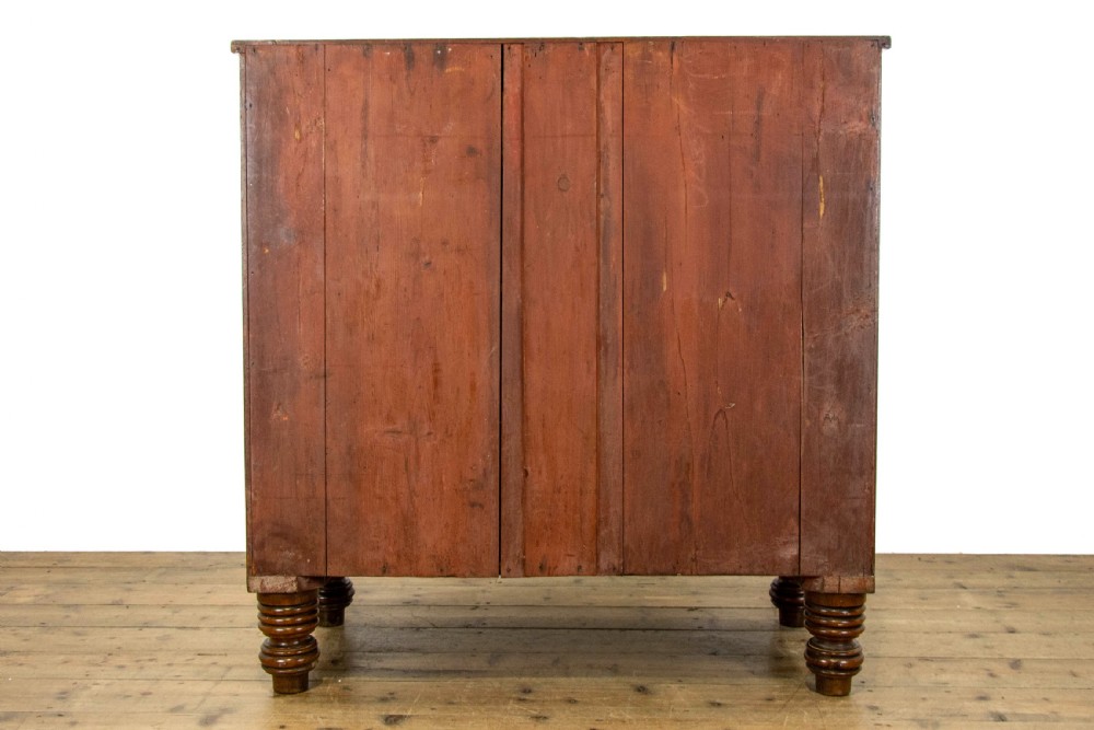 Antique Bow Front Mahogany Chest of Drawers View XI