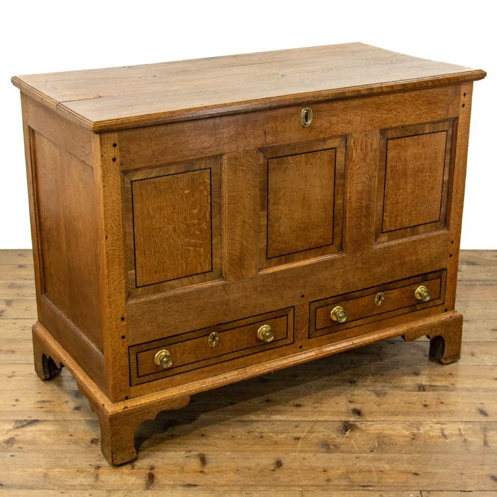 Georgian Antique Oak Mule Chest