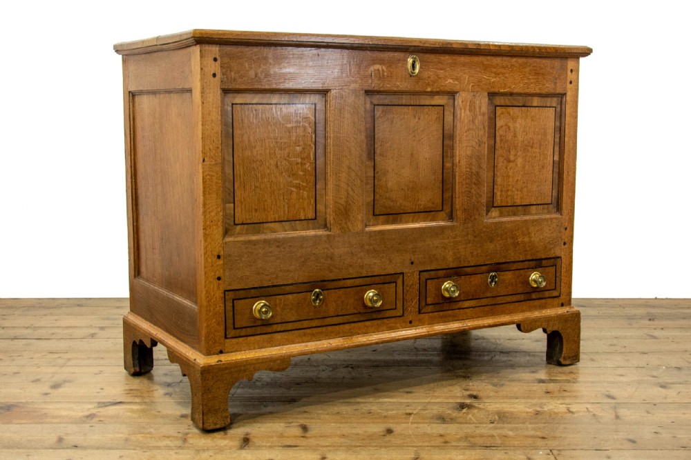 Georgian Antique Oak Mule Chest View II
