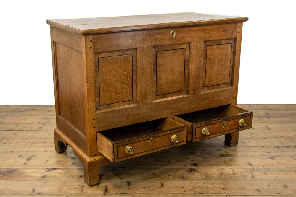 Georgian Antique Oak Mule Chest View III