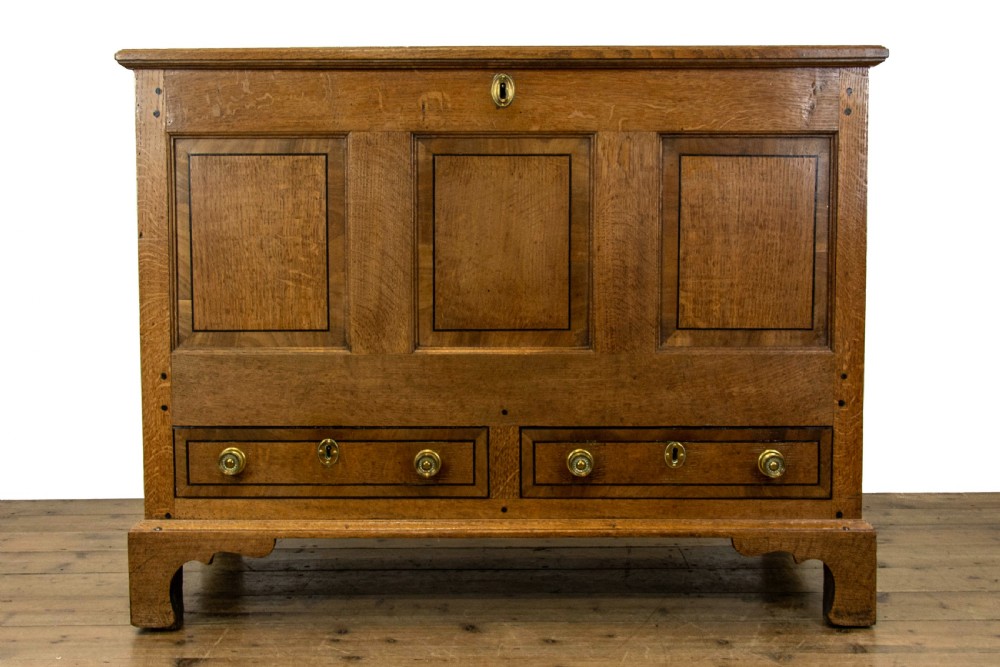 Georgian Antique Oak Mule Chest View IV