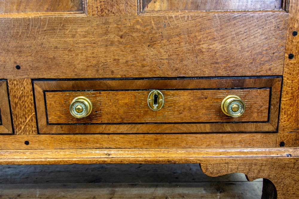 Georgian Antique Oak Mule Chest View V