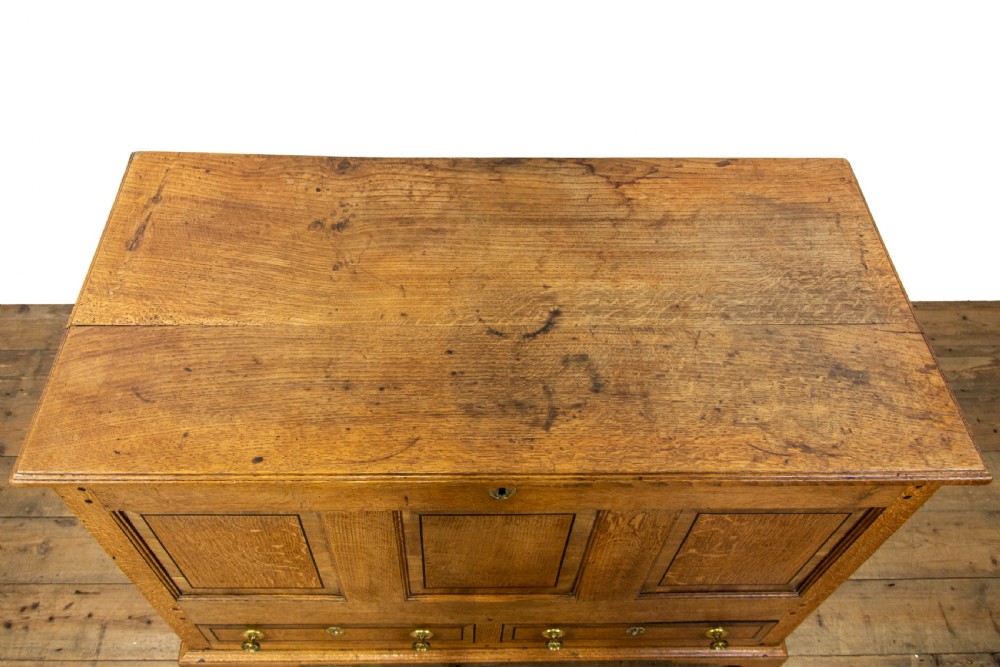 Georgian Antique Oak Mule Chest View VI