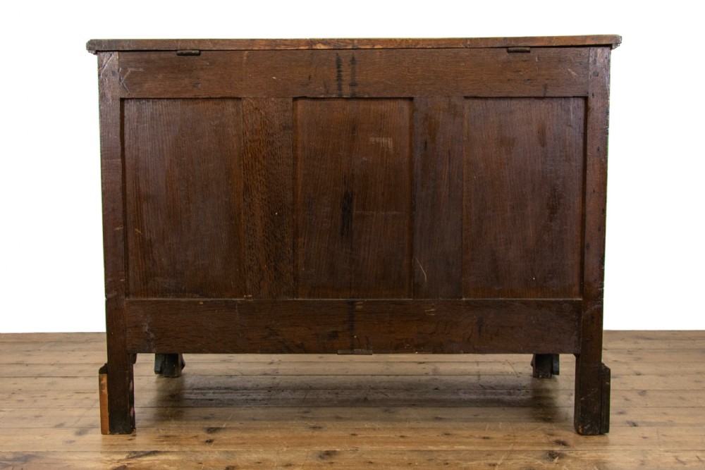 Georgian Antique Oak Mule Chest View XII
