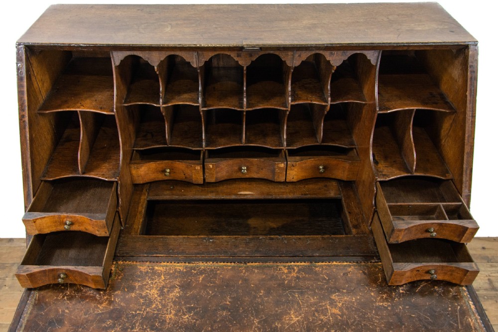 Antique George III Oak Bureau View VII