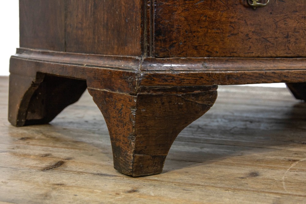 Antique George III Oak Bureau View XI
