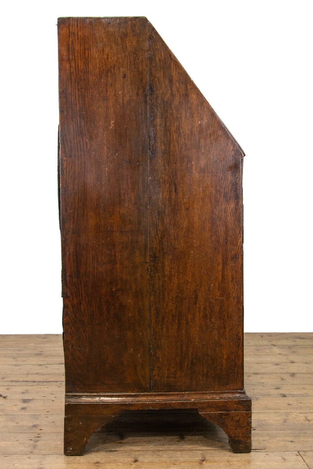 Antique George III Oak Bureau View XIII
