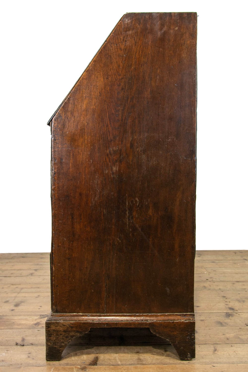 Antique George III Oak Bureau View XV