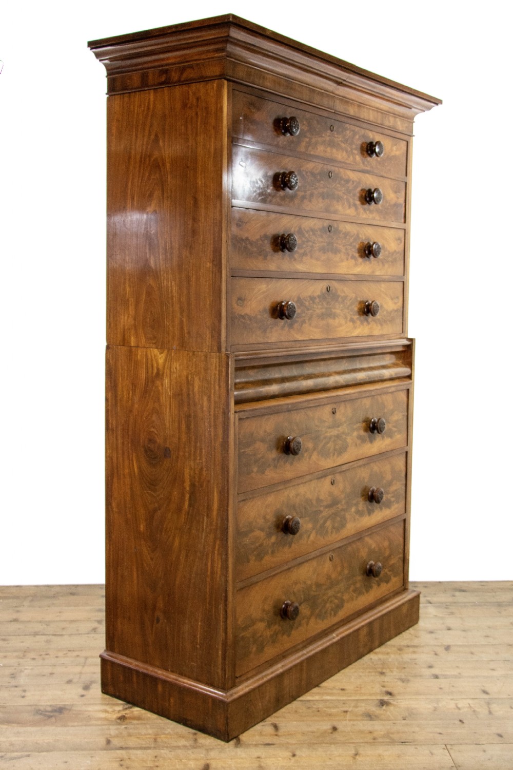 Victorian Mahogany Chest on Chest View VIII