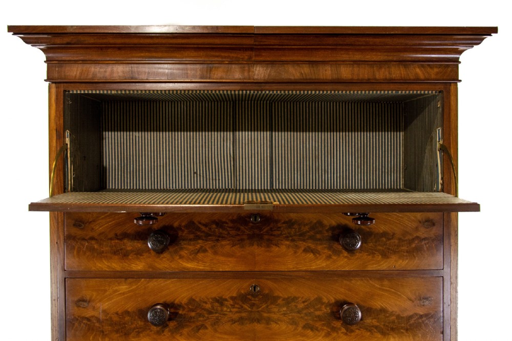Victorian Mahogany Chest on Chest View XV