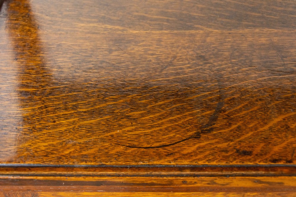Antique Oak Buffet or Drinks Trolley View II