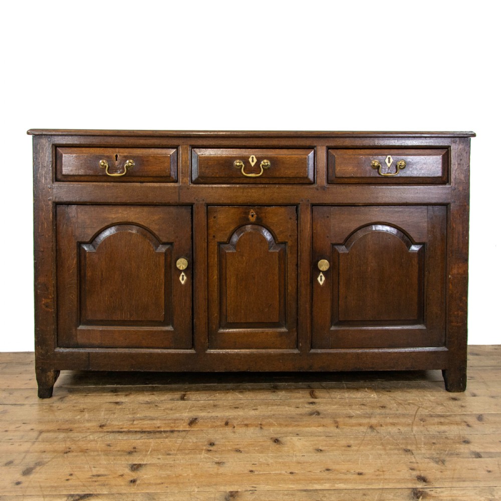 Antique Welsh Oak Dresser Base