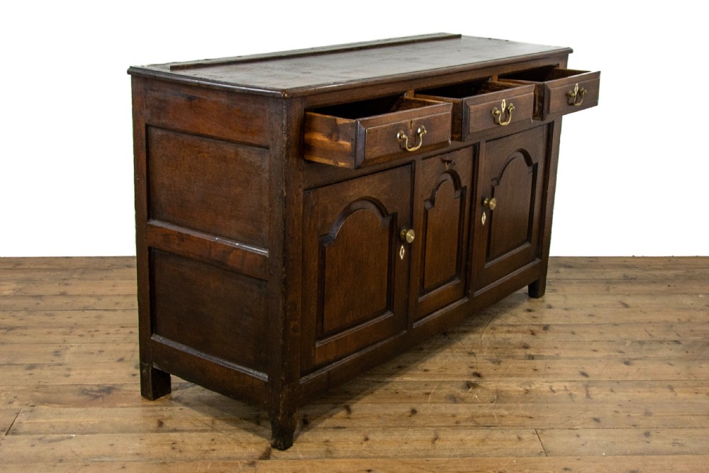 Antique Welsh Oak Dresser Base View VI
