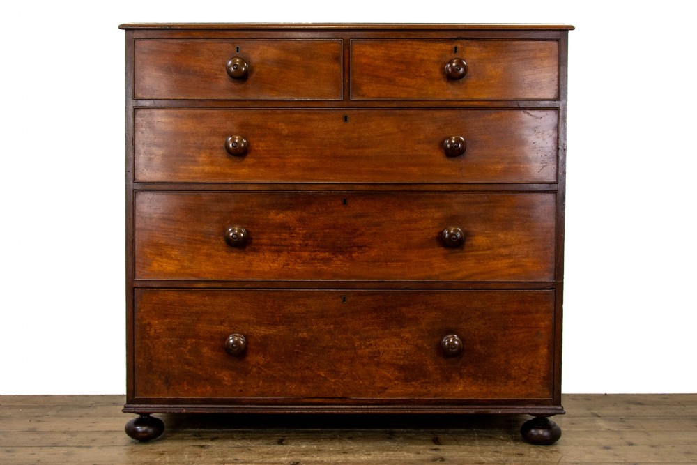 Victorian Antique Mahogany Chest of Drawers View II