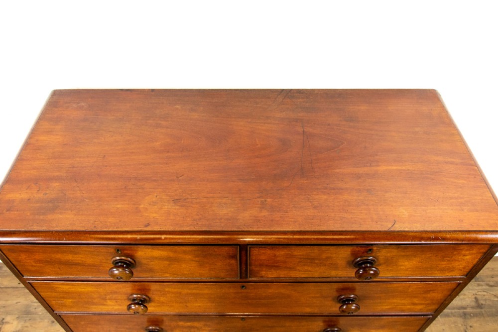 Victorian Antique Mahogany Chest of Drawers View VII