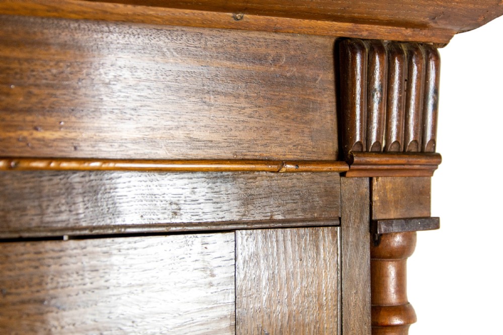Antique Welsh Oak Linen Press Cupboard View IX