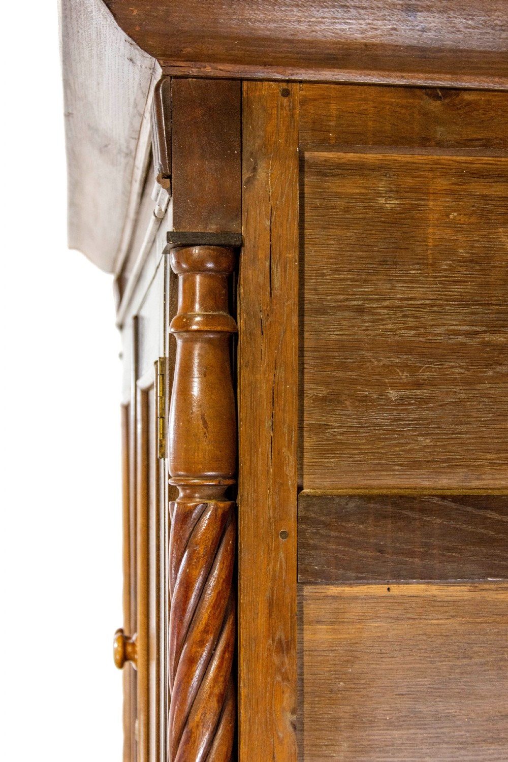 Antique Welsh Oak Linen Press Cupboard View XIV