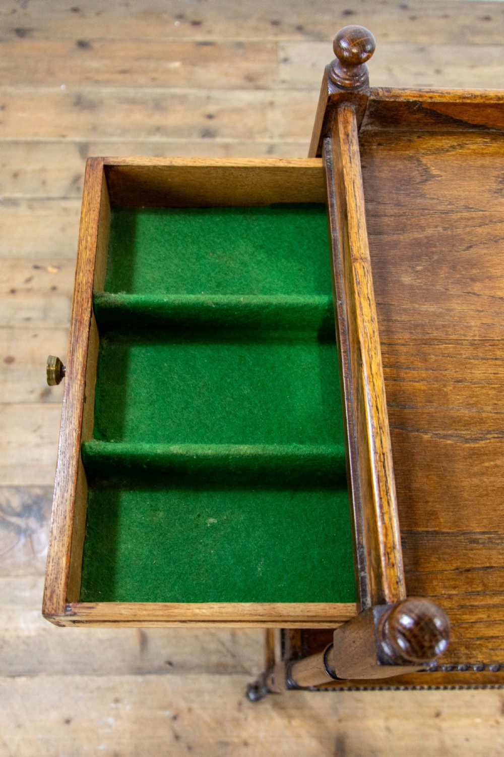 Antique Oak Tea Trolley View VII