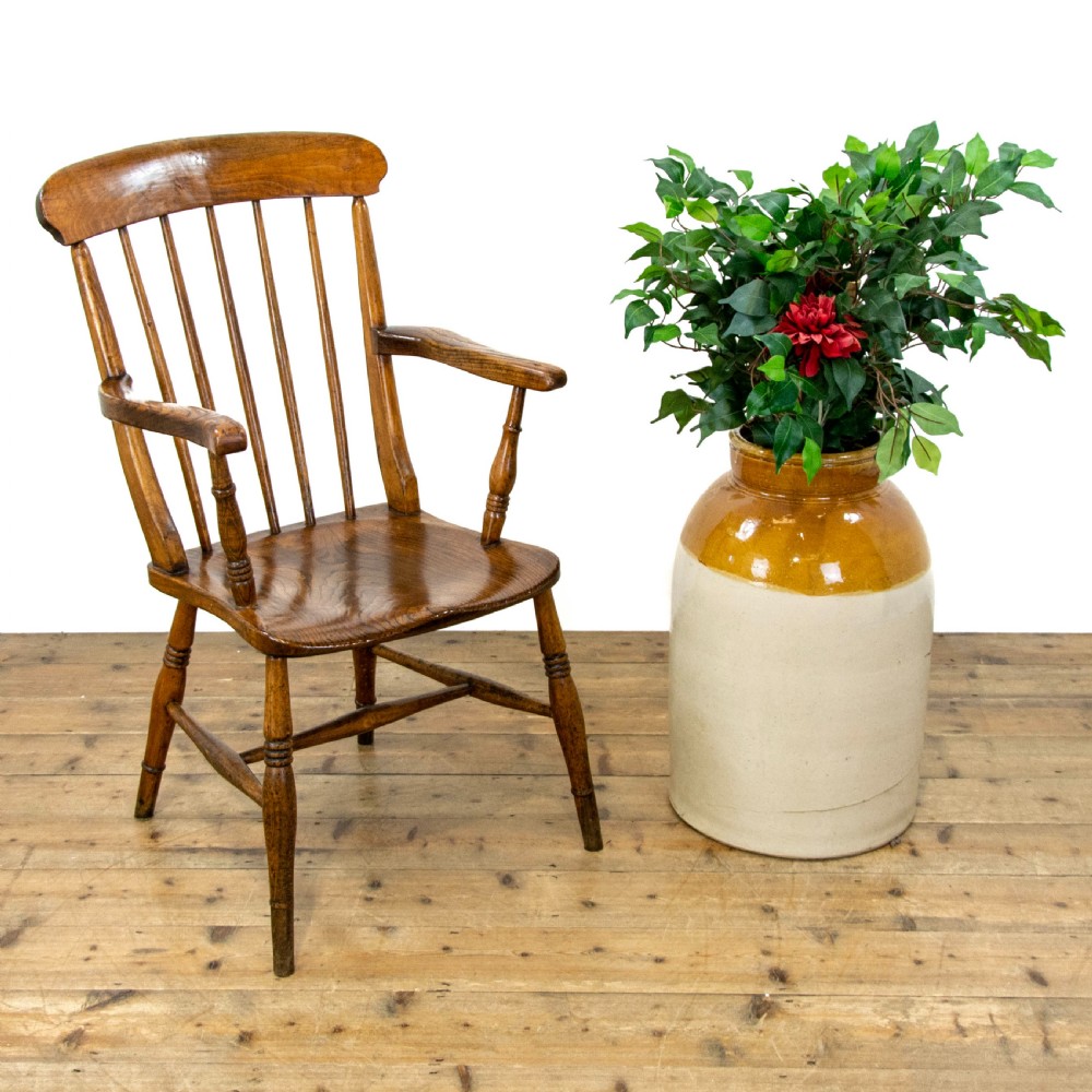 Antique Elm Windsor Armchair View II