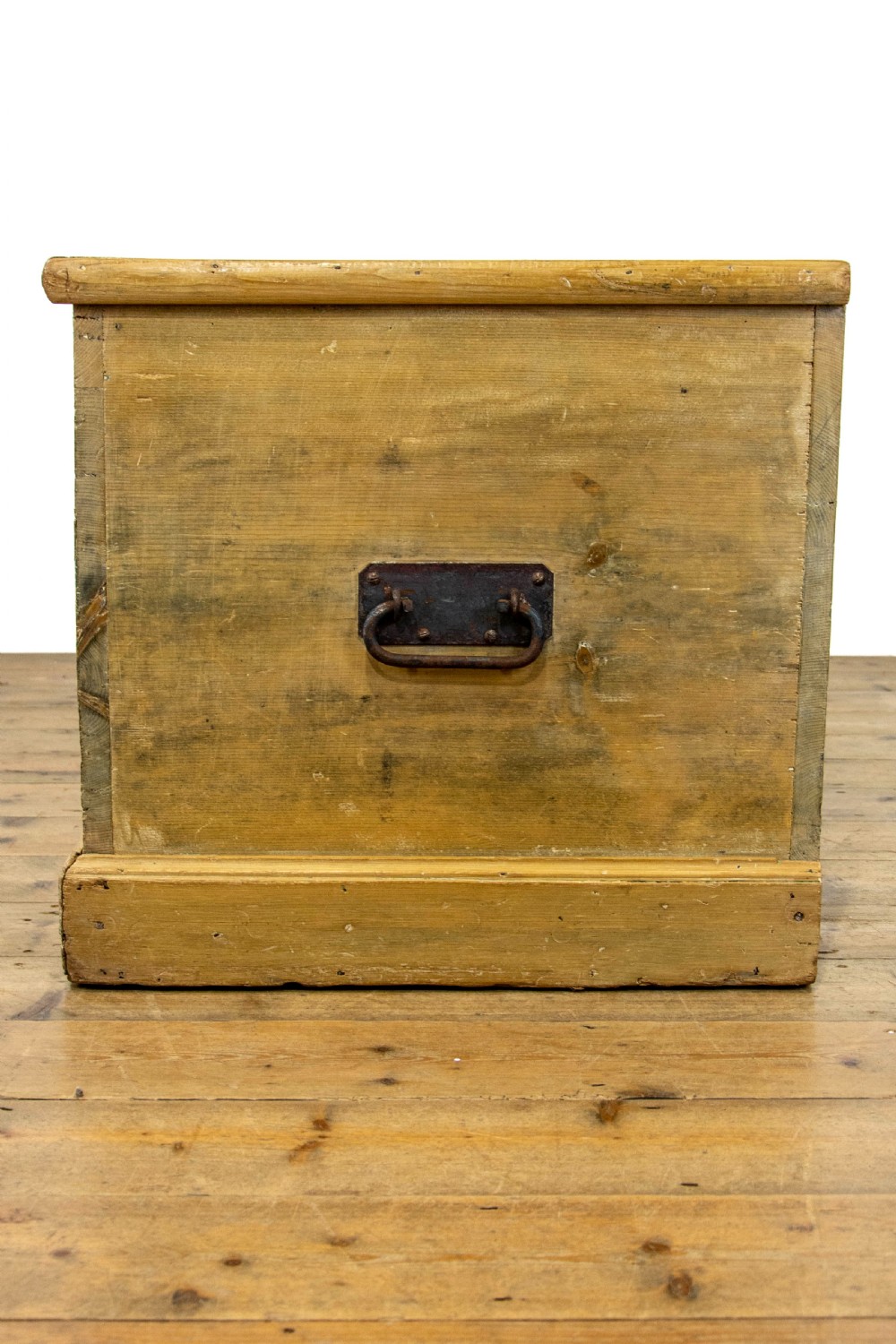 Large Antique Pine Trunk or Blanket Box View IX