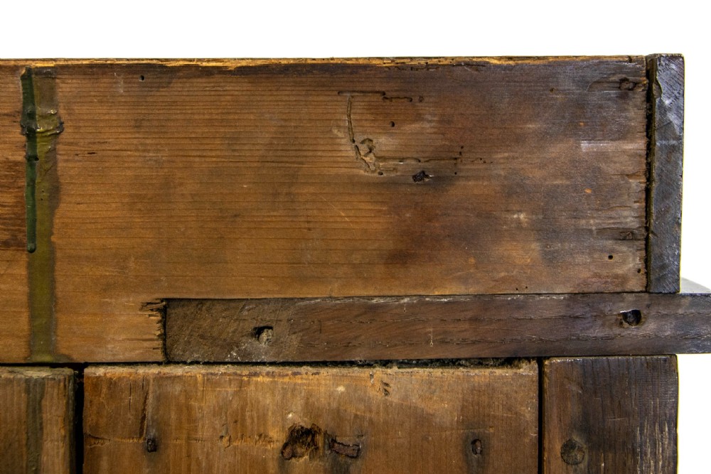 Antique Oak Dresser Base Sideboard View X