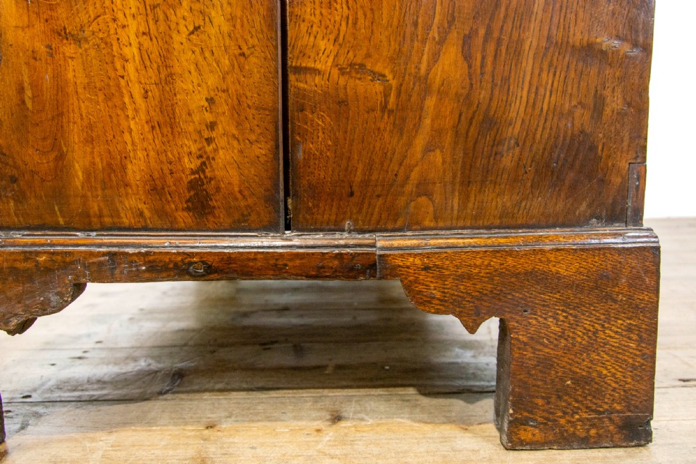 Antique 18th Century Welsh Oak Bureau Bookcase View XV