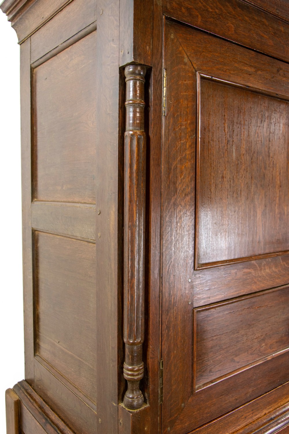 Antique Welsh Oak Linen Press Cupboard View IV
