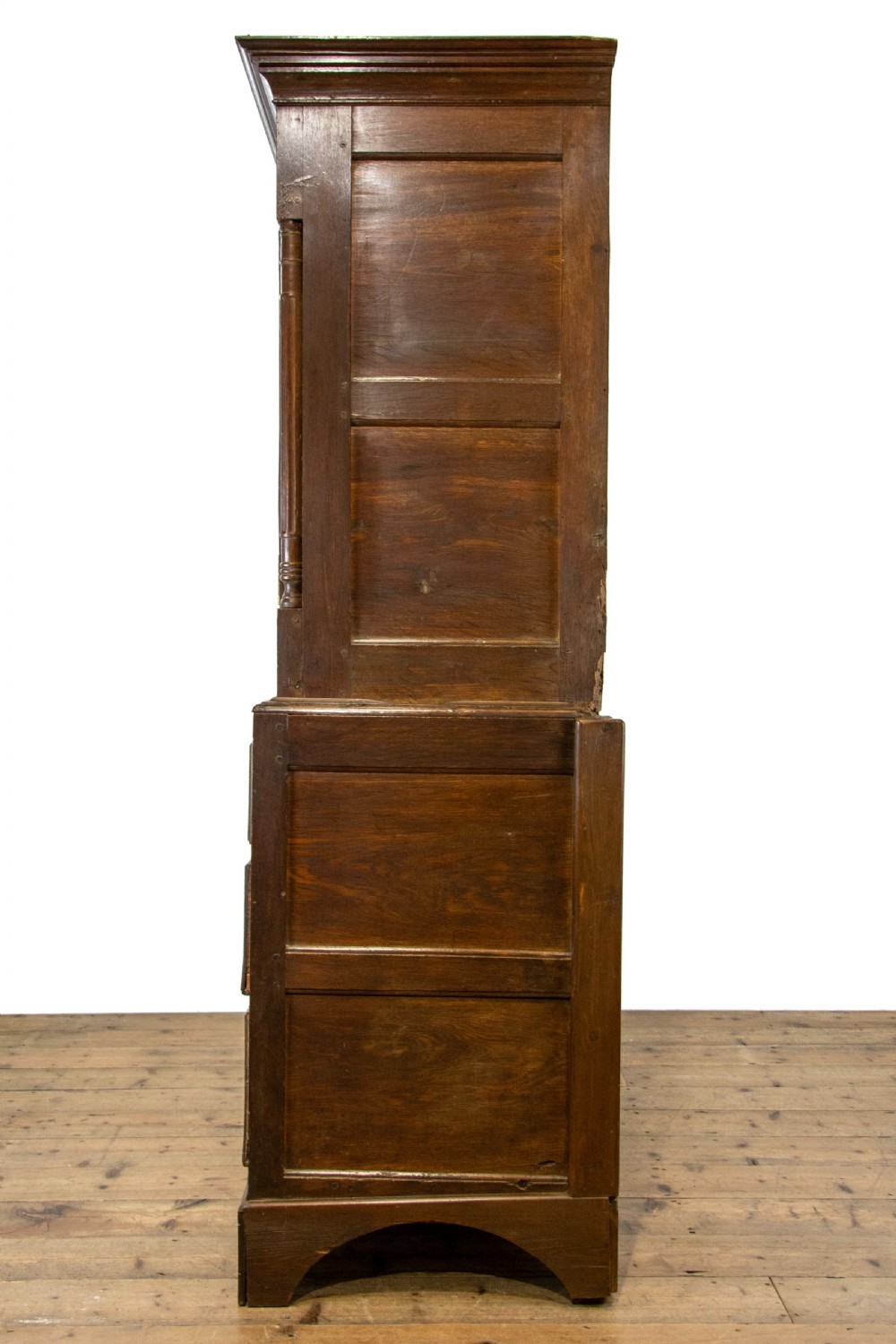 Antique Welsh Oak Linen Press Cupboard View XI