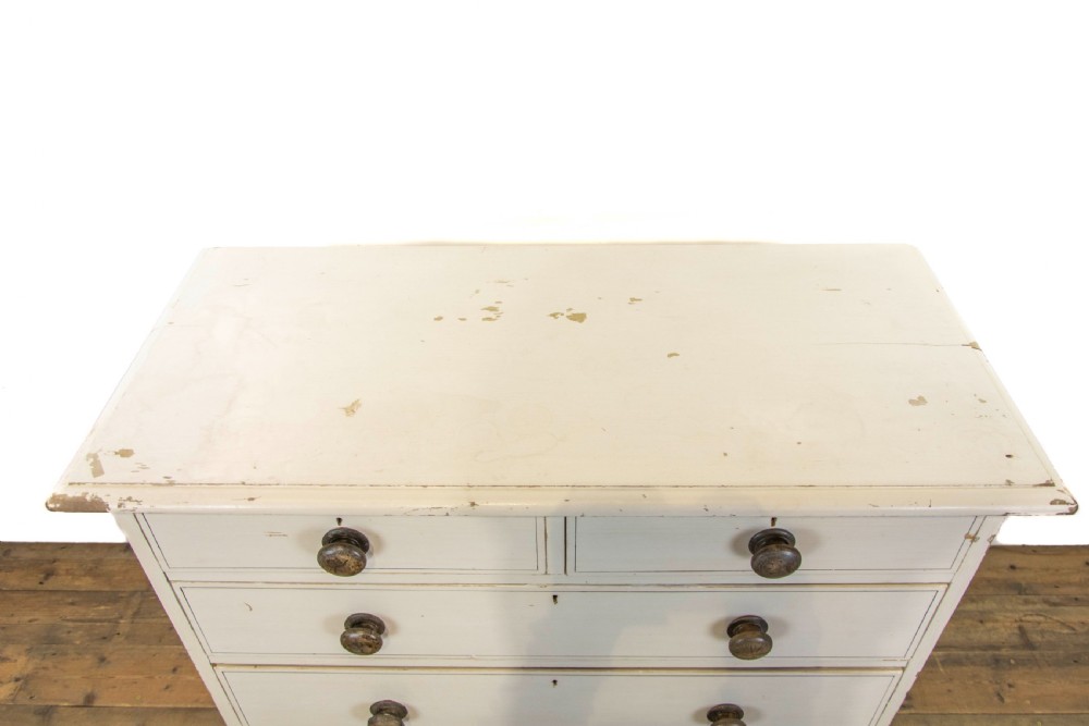Antique Painted Pine Chest of Drawers  View IV