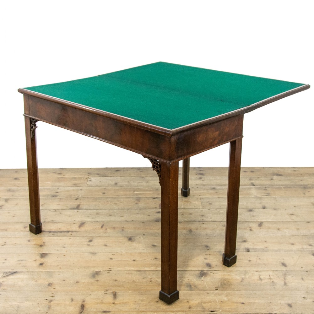 Antique Mahogany Folding Card Table
