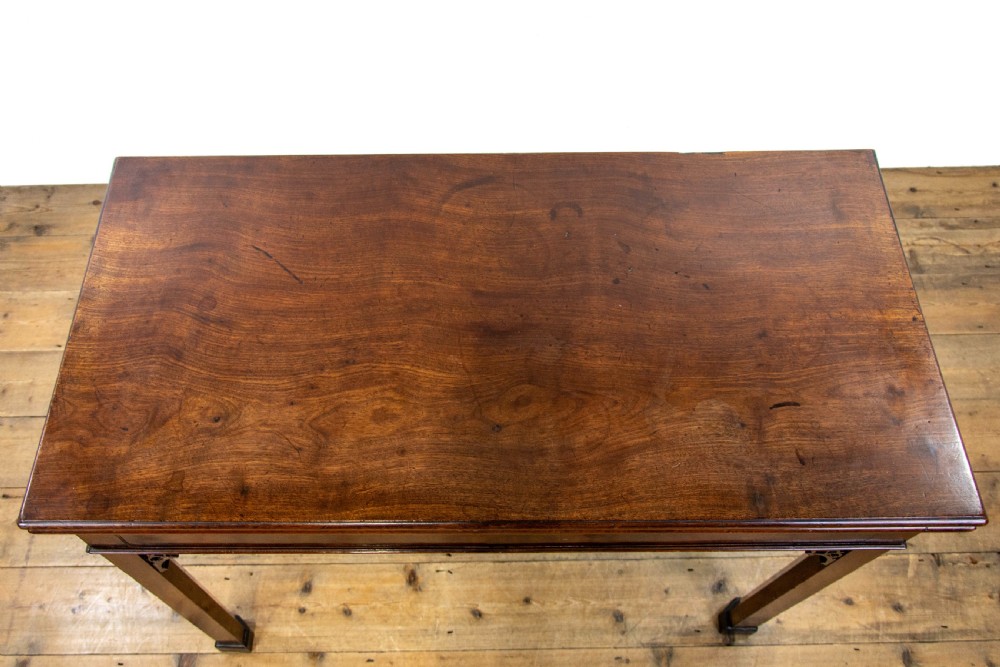 Antique Mahogany Folding Card Table View IX
