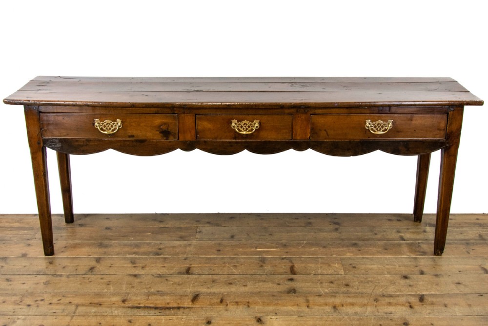 Large Antique Fruitwood Dresser Base View III