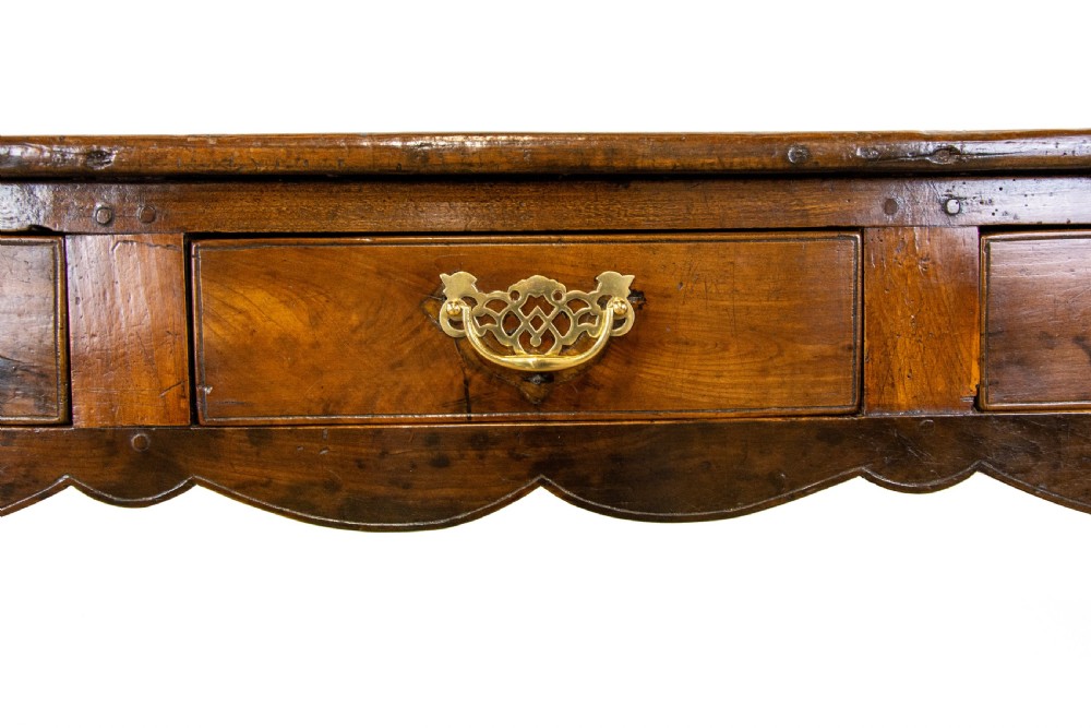 Large Antique Fruitwood Dresser Base View IV