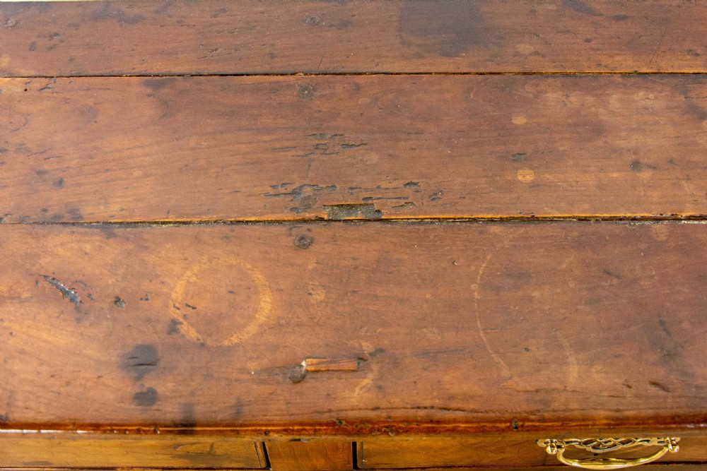 Large Antique Fruitwood Dresser Base View V