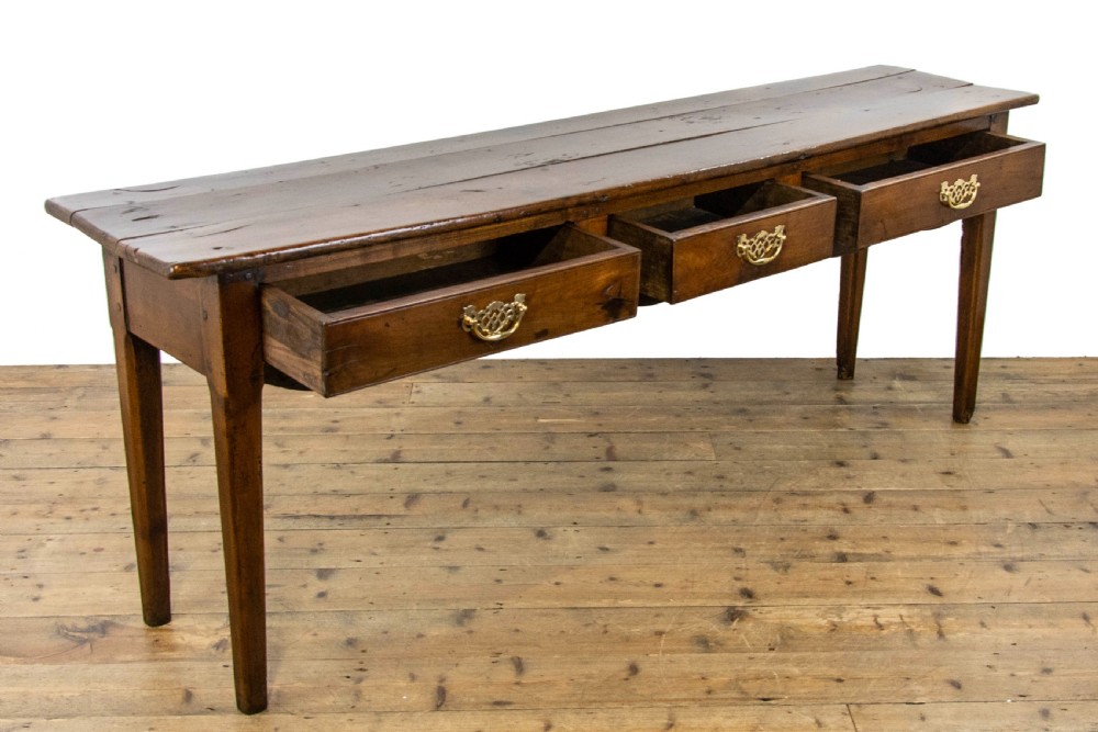 Large Antique Fruitwood Dresser Base View VIII