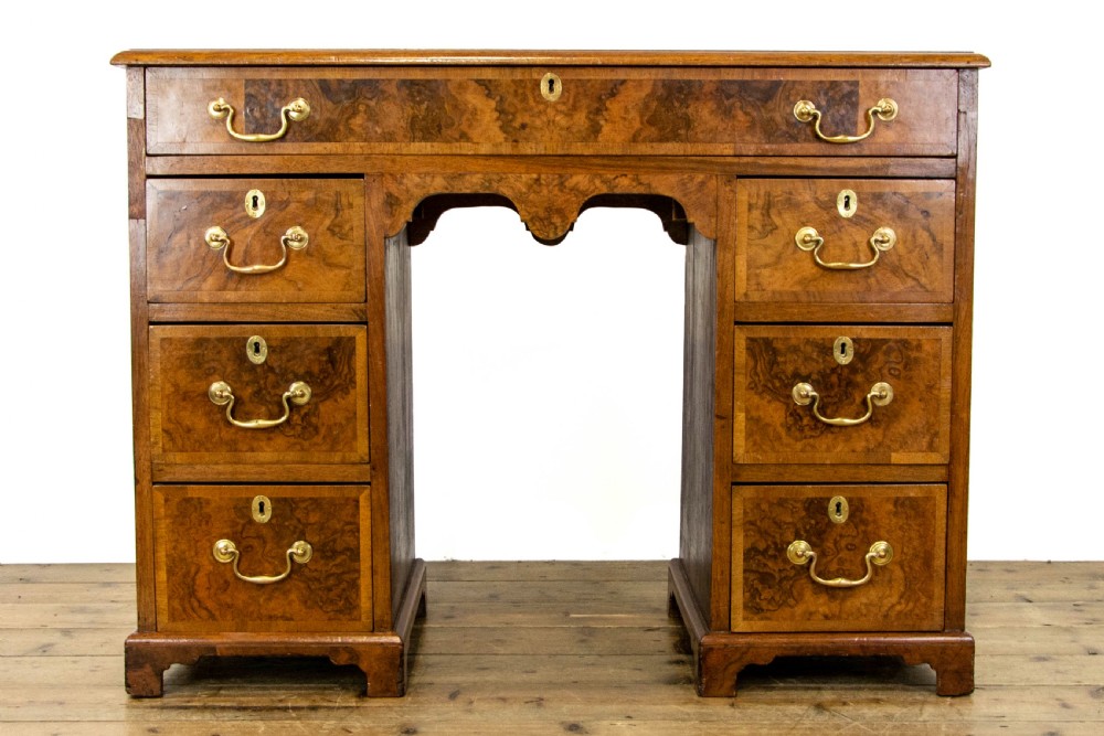 Antique Walnut Kneehole Desk
