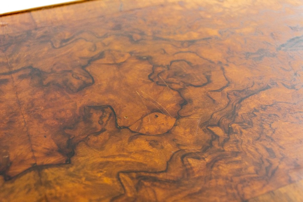 Antique Walnut Kneehole Desk View IV